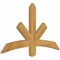 Ekena Millwork Alberta Rough Sawn Timber Gable Bracket, Western Red Cedar, 48"W x 28"H x 2"D x 4"F, 14/12 Pitch GBW048X28X0204ALB00RWR - alternate 5